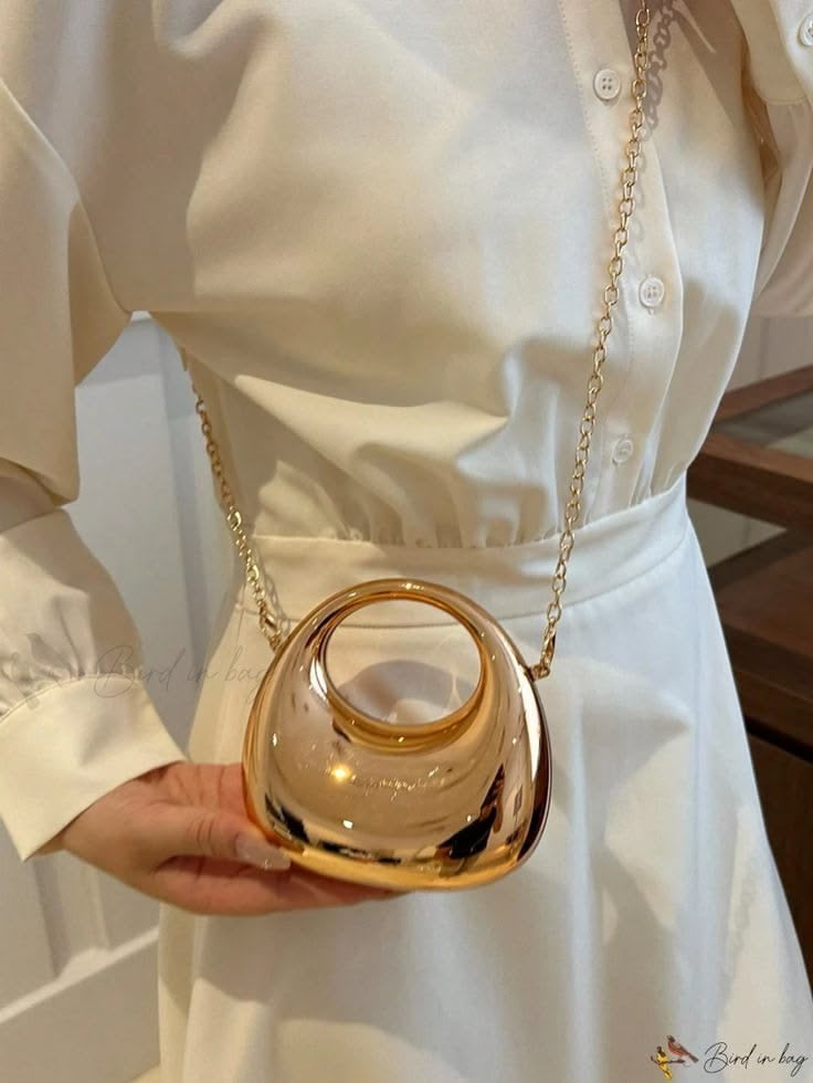 Cresent Golden Clutch