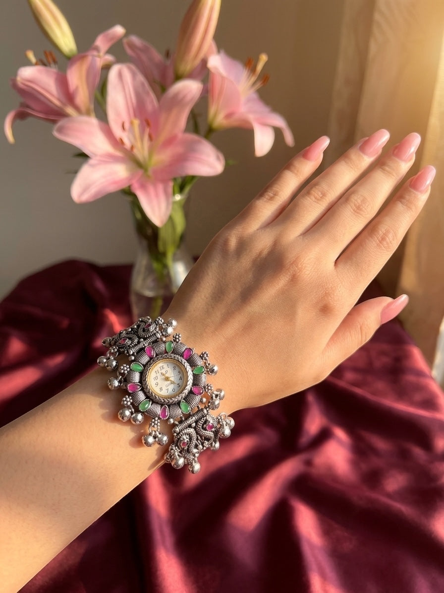 Shezada Oxidised Watch