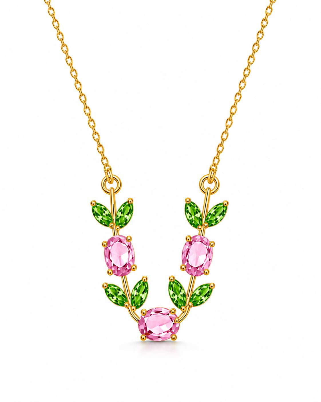 Tulip Pink Necklace