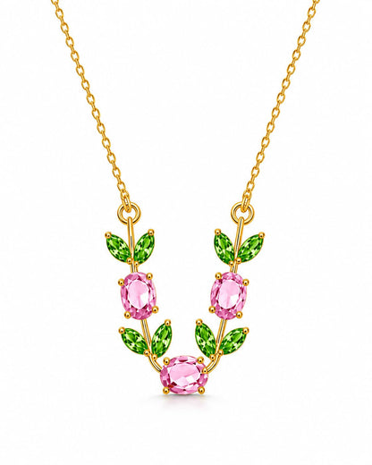 Tulip Pink Necklace