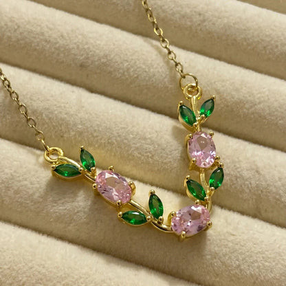 Tulip Pink Necklace