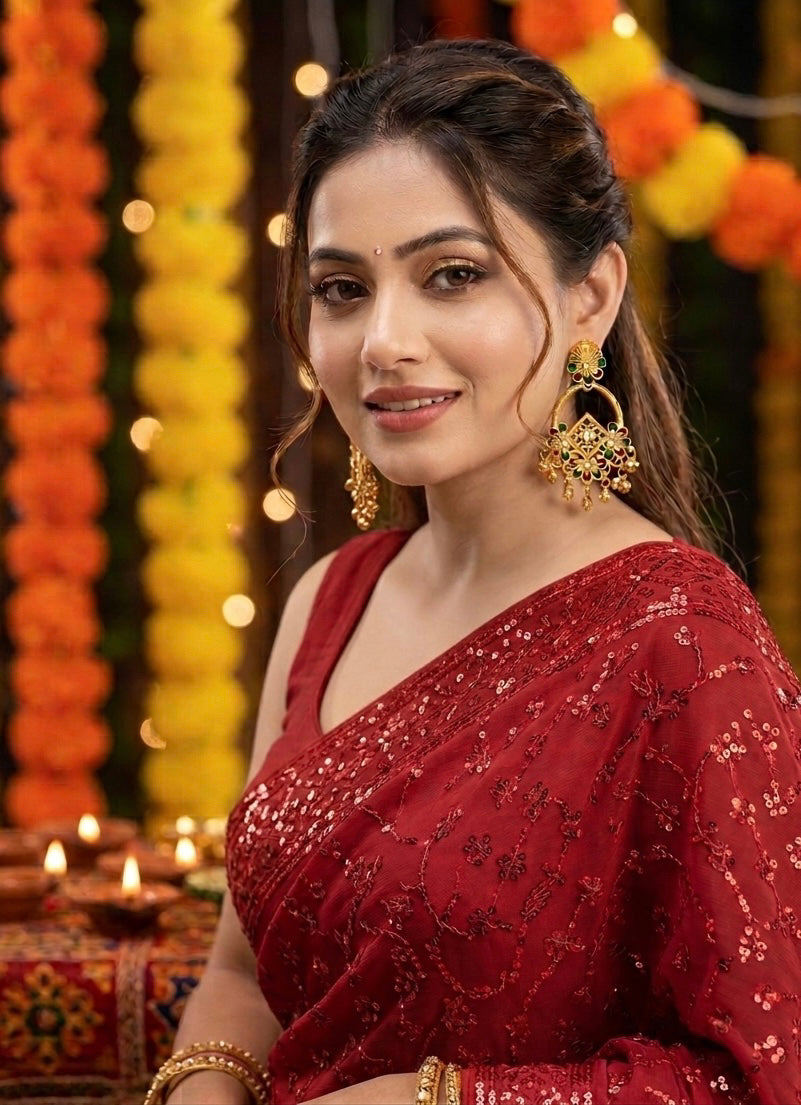 Amyra Kundan Earrings