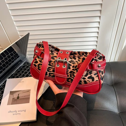 Cheetah Girl Maroon Bag