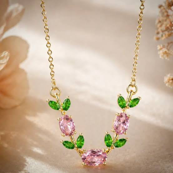Tulip Pink Necklace