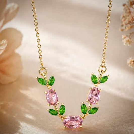 Tulip Pink Necklace