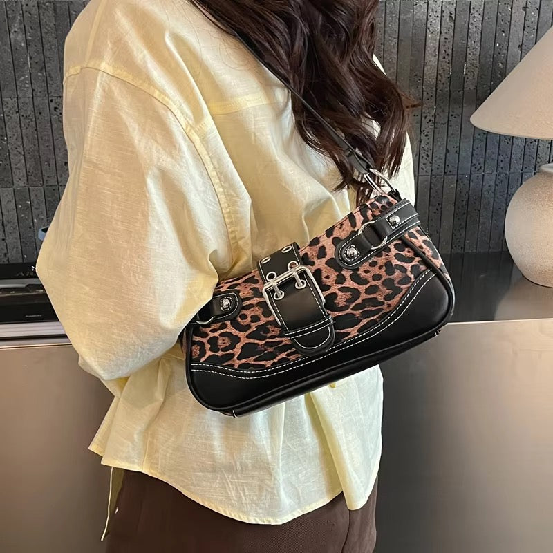 Cheetah Black Bag