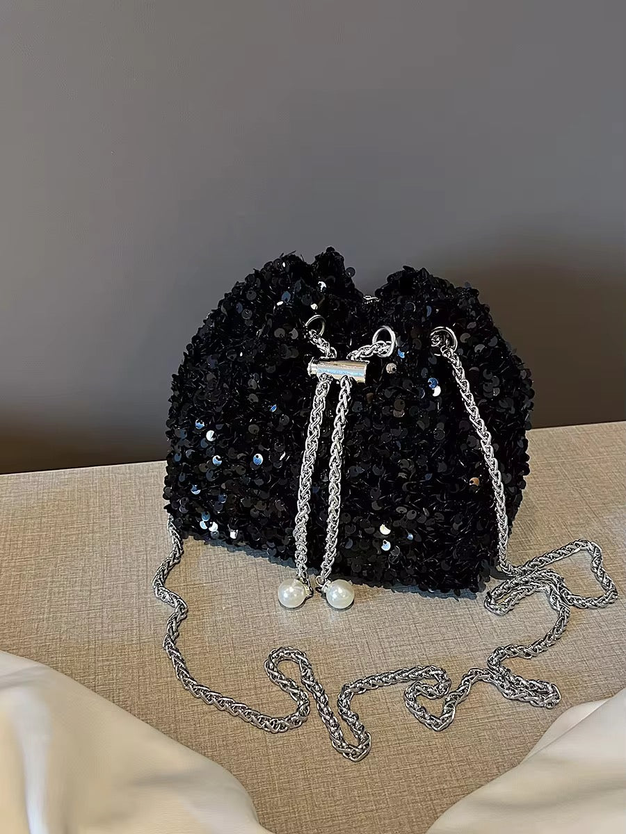 Olivia Sequins Cocktail Clutch