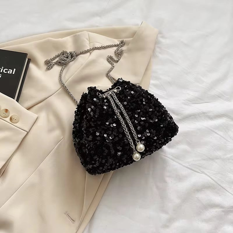 Olivia Sequins Cocktail Clutch