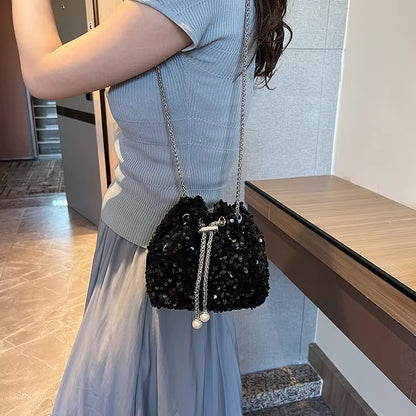 Olivia Sequins Cocktail Clutch