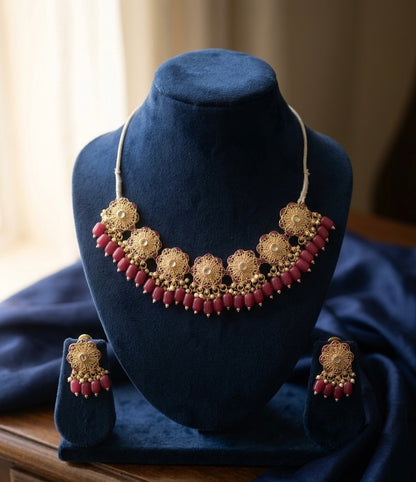 Meena Necklace Set