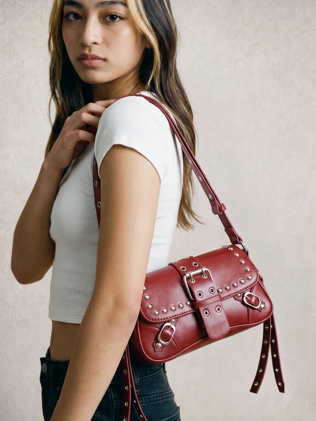 Punk Burgundy Bag