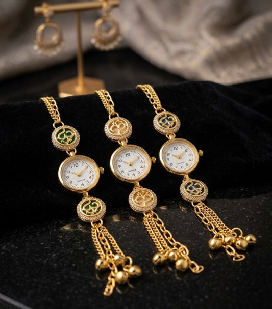 Om Ethnic Kashmiri Watch