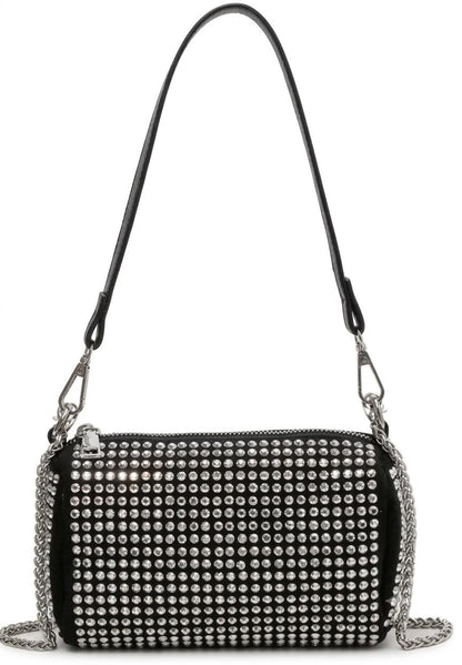 Silver Rhinestone Bag