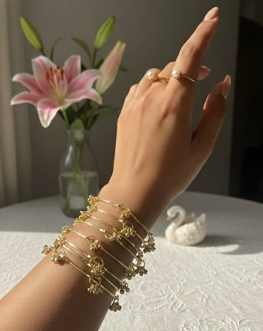 Kashmiri Ghungroo Bangles Set Of 8