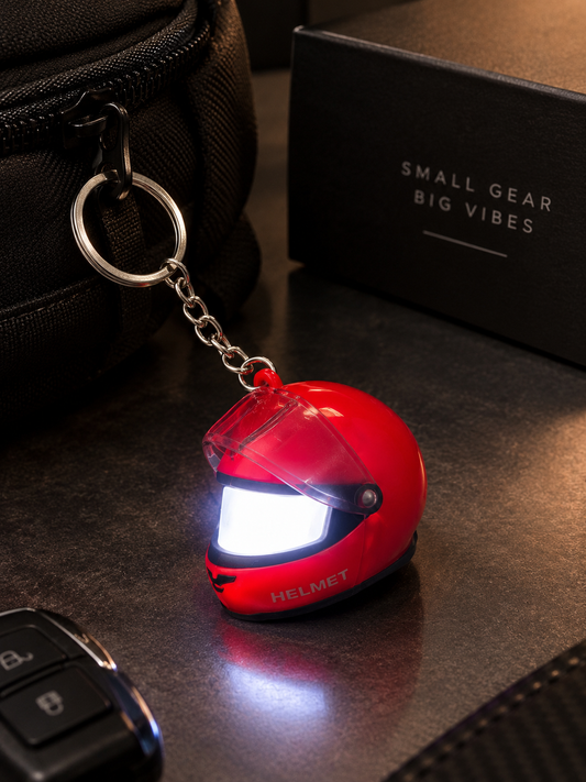 Helmet Lightup Keychain