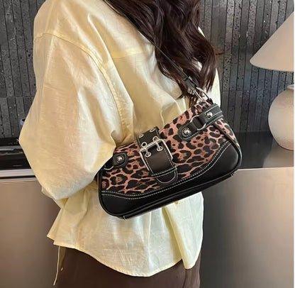 Cheetah Black Bag