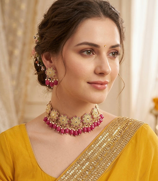 Meena Necklace Set