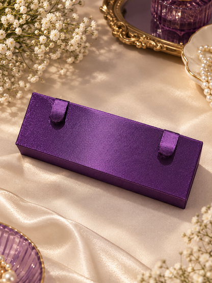 12 Korean Earrings + Purple Box Set