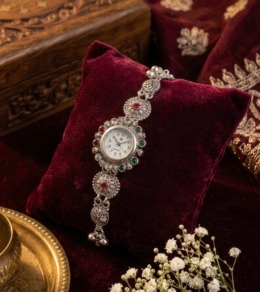 Indira Oxidised Kashmiri Watch
