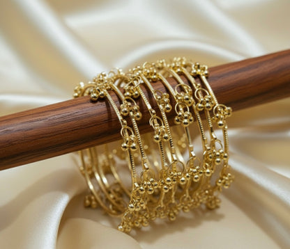 Kashmiri Ghungroo Bangles Set Of 8