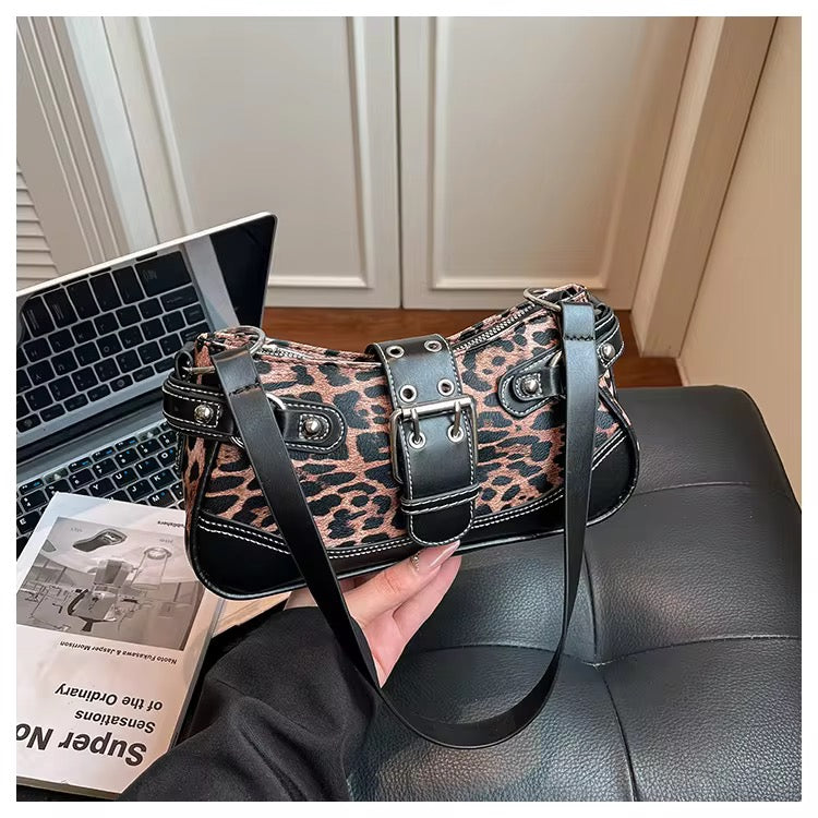 Cheetah Black Bag